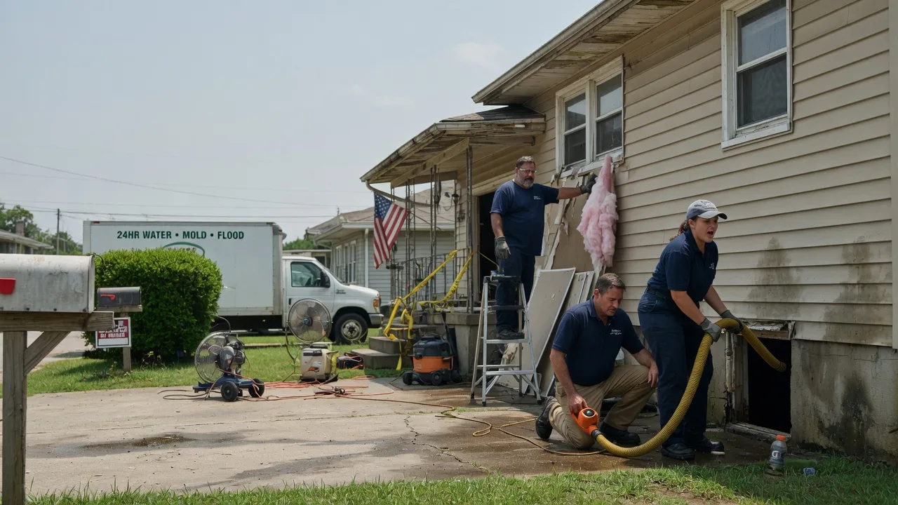 Water Damage Repair in Fort Necessity, LA near me